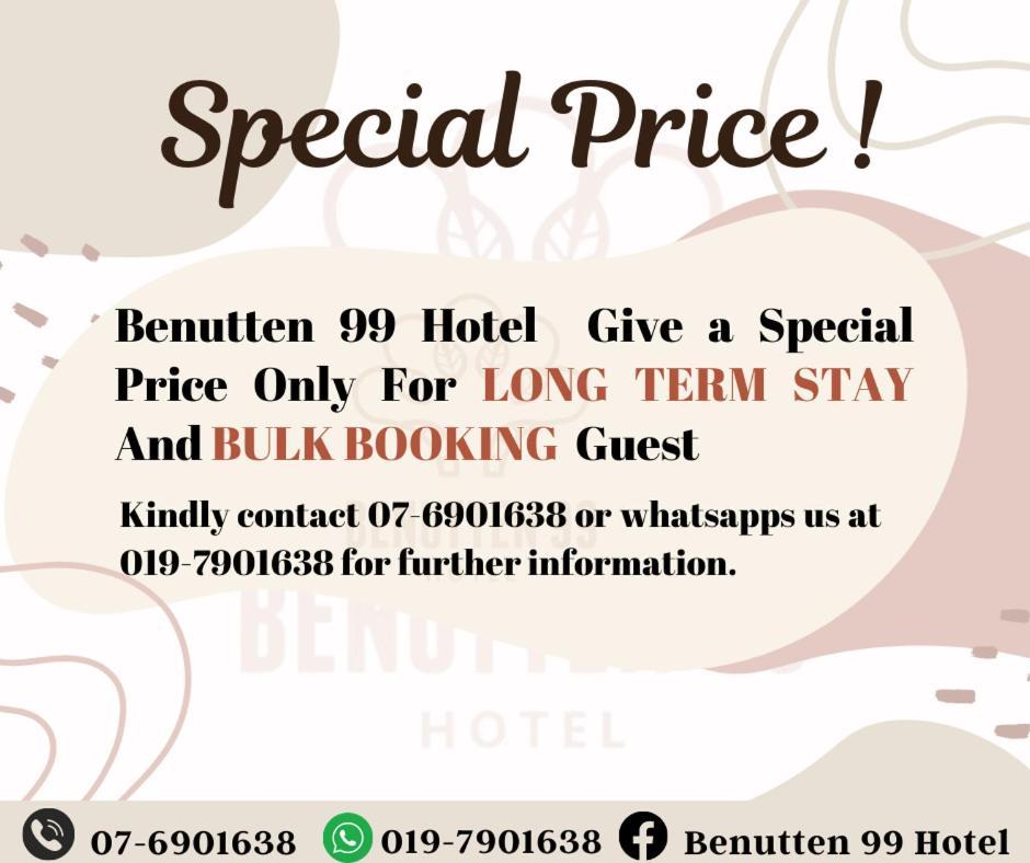 Benutten 99 Hotel Kampong Parit Tengah Exterior photo